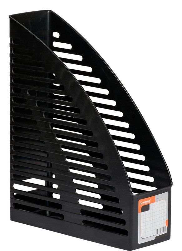 Лоток для паперів NORMA (7020N), удароміцний пластик, на 1 відділення, чорний